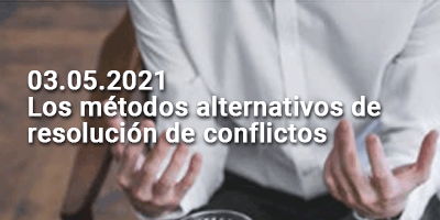 Metodos alternativos resolucion de conflictos